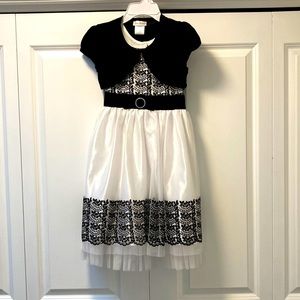Girls Tank Dress With Shrug